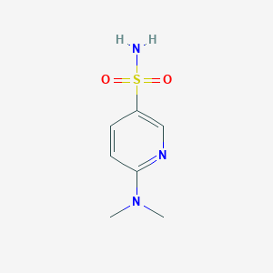 molecular formula C7H11N3O2S B8648247 6-(Dimethylamino)pyridine-3-sulfonamide 