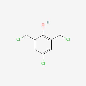 molecular formula C8H7Cl3O B8648272 4-Chloro-2,6-bis(chloromethyl)phenol CAS No. 6641-03-8