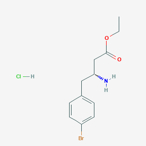 (R)-ethyl 3-amino-4-(4-bromophenyl)butanoate hydrochloride