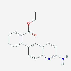 Ethyl 2-(2-aminoquinolin-6-yl)benzoate