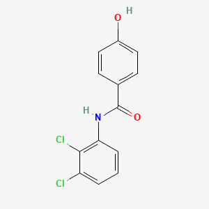 molecular formula C13H9Cl2NO2 B8648388 2',3'-Dichloro-4-hydroxybenzanilide 