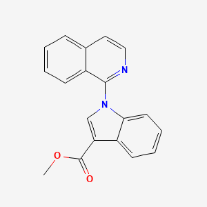 molecular formula C19H14N2O2 B8648417 Methyl 1-(isoquinolin-1-yl)-1H-indole-3-carboxylate CAS No. 649550-63-0