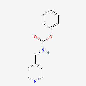 molecular formula C13H12N2O2 B8648439 Phenyl N-(pyridin-4-ylmethyl)carbamate 