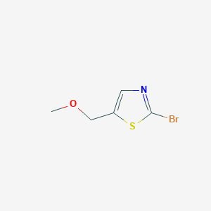 molecular formula C5H6BrNOS B8648480 2-Bromo-5-(methoxymethyl)thiazole CAS No. 687636-94-8