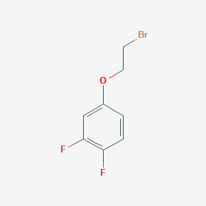 molecular formula C8H7BrF2O B8648529 4-(2-Bromoethoxy)-1,2-difluorobenzene 