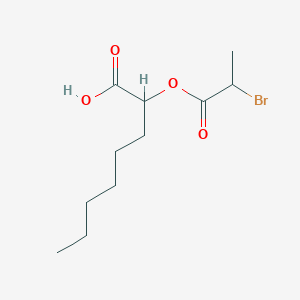 2-[(2-Bromopropanoyl)oxy]octanoic acid