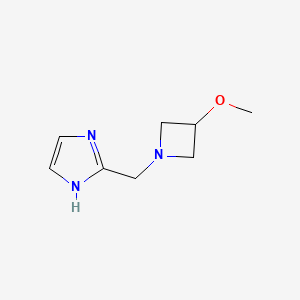 2-((3-Methoxyazetidin-1-yl)methyl)-1H-imidazole