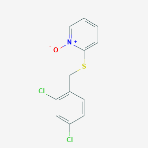molecular formula C12H9Cl2NOS B8648572 2-(2,4-dichlorophenylmethylthio)pyridine N-oxide CAS No. 60263-94-7
