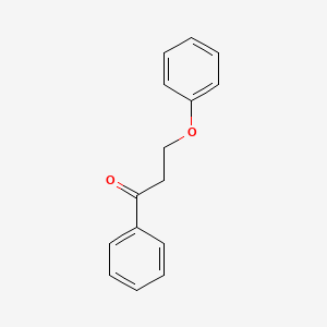 molecular formula C15H14O2 B8648667 1-Phenyl-3-phenoxy-1-propanone 