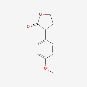 molecular formula C11H12O3 B8648668 3-(4-Methoxyphenyl)oxolan-2-one CAS No. 194724-89-5
