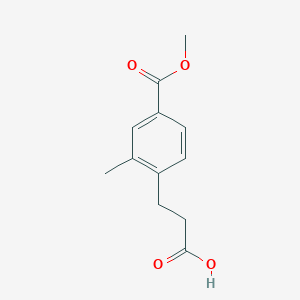 Methyl 4-(2-carboxyethyl)-3-methylbenzoate