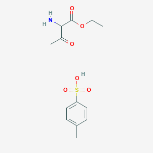 molecular formula C13H19NO6S B8648783 Ethyl 2-amino-3-oxobutanoate tosylate salt 