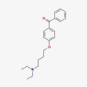 molecular formula C21H27NO2 B8648795 4-(4-Diethylaminobutoxy)benzophenone 