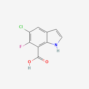 5-chloro-6-fluoro-1H-indole-7-carboxylic acid