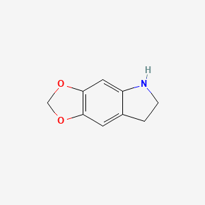 molecular formula C9H9NO2 B8649006 6,7-dihydro-5H-[1,3]dioxolo[4,5-f]indole 