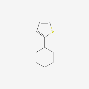 molecular formula C10H14S B8649055 Cyclohexylthiophene 