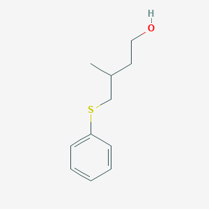 B8649101 3-Methyl-4-(phenylsulfanyl)butan-1-ol CAS No. 88408-80-4