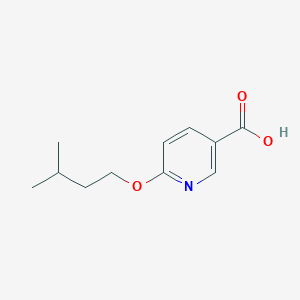 molecular formula C11H15NO3 B8649131 6-(3-Methylbutoxy)nicotinic acid 