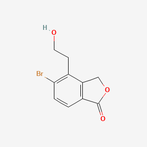 5-bromo-4-(2-hydroxyethyl)-3H-2-benzofuran-1-one