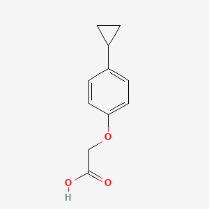 molecular formula C11H12O3 B8649168 (4-Cyclopropyl-phenoxy)-acetic acid 