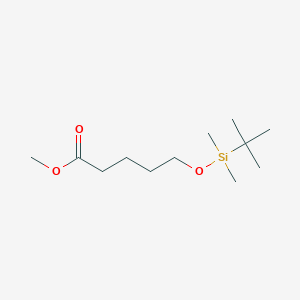 molecular formula C12H26O3Si B8649230 Methyl 5-(tert-butyl-dimethylsilyl)oxypentanoate CAS No. 87729-38-2