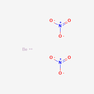 molecular formula BeN2O6<br>Be(NO3)2<br>BeN2O6 B086493 硝酸铍 CAS No. 13597-99-4