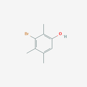 molecular formula C9H11BrO B8649314 3-Bromo-2,4,5-trimethylphenol CAS No. 54344-94-4