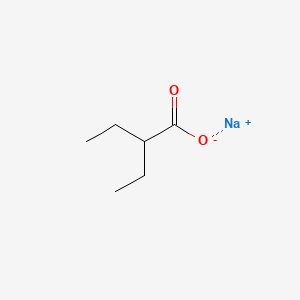 molecular formula C6H11NaO2 B8649321 Sodium 2-ethylbutyrate CAS No. 2452-14-4