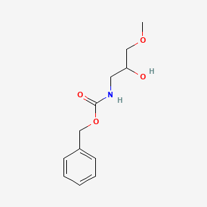 molecular formula C12H17NO4 B8649399 1-Benzyloxycarbonylamino-3-methoxy-2-propanol 