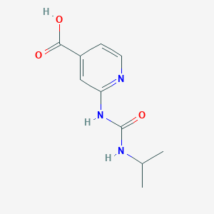 molecular formula C10H13N3O3 B8649463 2-(3-Isopropyl-ureido)-isonicotinic acid 