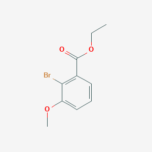 molecular formula C10H11BrO3 B8649521 Ethyl 2-bromo-3-methoxybenzoate 