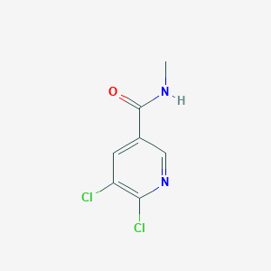 molecular formula C7H6Cl2N2O B8649530 5,6-Dichloro-N-methylpyridine-3-carboxamide CAS No. 54127-62-7