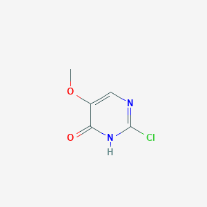 molecular formula C5H5ClN2O2 B8649566 2-chloro-5-methoxypyrimidin-4(3H)-one 