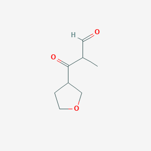 2-Methyl-3-oxo-3-(oxolan-3-yl)propanal