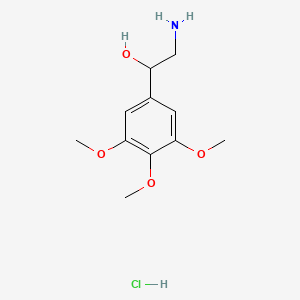 2-amino-1-(3,4,5-trimethoxyphenyl)ethanol;hydrochloride