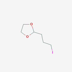 molecular formula C6H11IO2 B8649959 2-(3-Iodopropyl)-1,3-dioxolane CAS No. 58135-25-4