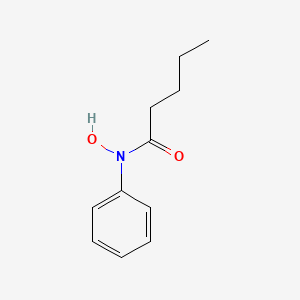 molecular formula C11H15NO2 B8649974 N-hydroxy-N-phenylpentanamide CAS No. 25310-10-5