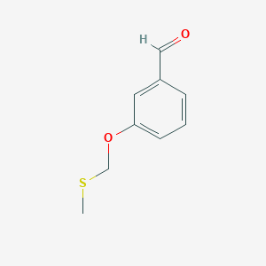 molecular formula C9H10O2S B8649984 3-Methylsulfanylmethoxy-benzaldehyde CAS No. 828242-88-2