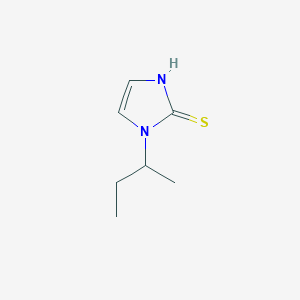 molecular formula C7H12N2S B8650014 3-butan-2-yl-1H-imidazole-2-thione 