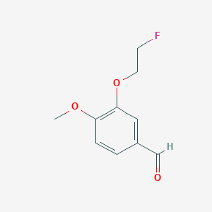 molecular formula C10H11FO3 B8650048 3-(2-Fluoro-ethoxy)-4-methoxy-benzaldehyde 