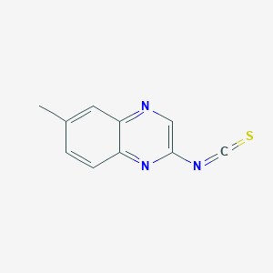 molecular formula C10H7N3S B8650173 2-Isothiocyanato-6-methylquinoxaline 