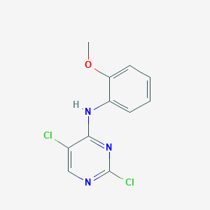molecular formula C11H9Cl2N3O B8650197 (2,5-Dichloro-pyrimidin-4-yl)-(2-methoxy-phenyl)-amine 