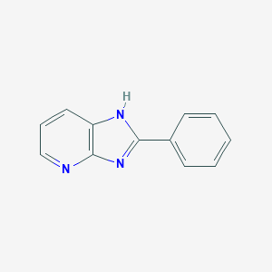 molecular formula C12H9N3 B086503 2-苯基-1H-咪唑并[4,5-b]吡啶 CAS No. 1016-93-9