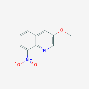 molecular formula C10H8N2O3 B8650309 8-Nitro-3-methoxy-quinoline 