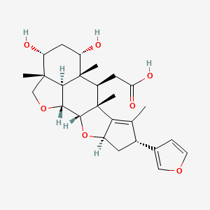 molecular formula C26H34O7 B8650370 Salannic acid CAS No. 29803-85-8