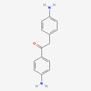 molecular formula C14H14N2O B8650403 4,4'-Diaminodeoxybenzoin CAS No. 5571-08-4