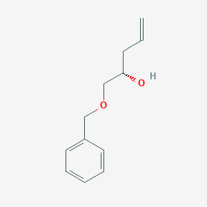 molecular formula C12H16O2 B8650468 (S)-1-phenylmethoxy-4-penten-2-ol 