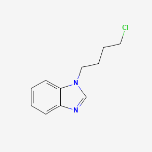 molecular formula C11H13ClN2 B8650493 Benzimidazole, 1-(4-chlorobutyl)- 