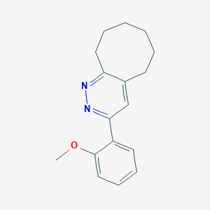 molecular formula C17H20N2O B8650499 3-(2-Methoxyphenyl)-5,6,7,8,9,10-hexahydrocycloocta[c]pyridazine CAS No. 918874-34-7