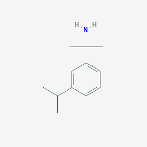 molecular formula C12H19N B8650515 1-Methyl-1-[3-(1-methylethyl)phenyl]ethylamine 